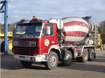 Concrete mixer truck Volvo FM12-380 8x4 / Stetter 9m³ / Klima: picture 1