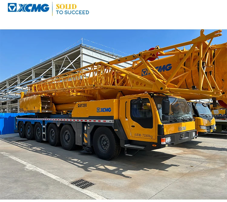All terrain crane XCMG Official Most popular 200 ton used all terrain crane QAY200 in stock price: picture 7