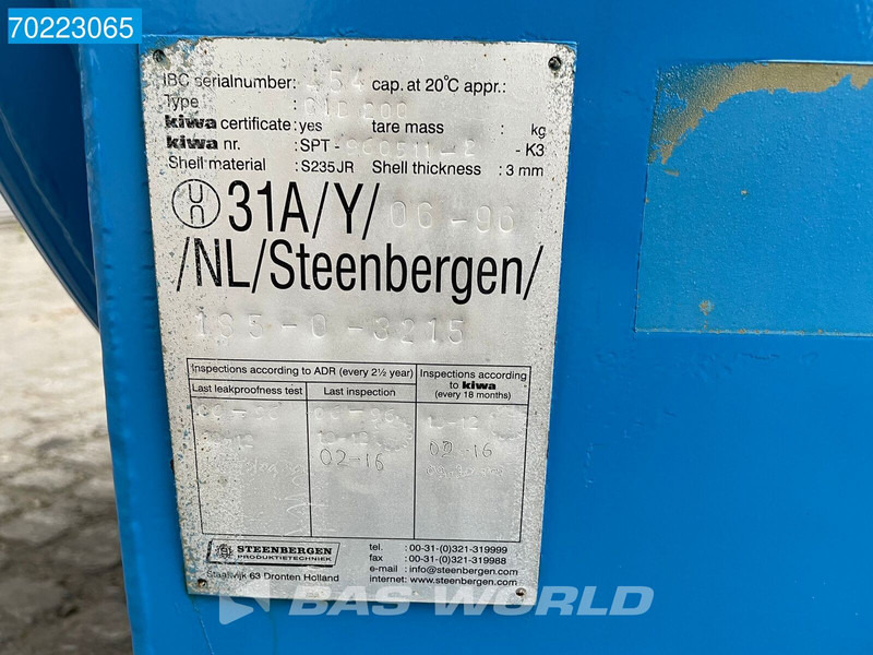 Construction machinery steenbergen 01B 200 CERTIFIED FUEL TANK - 2000 L: picture 14