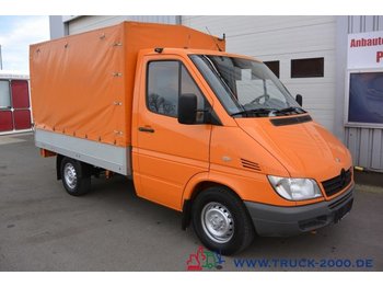 Curtain side van Mercedes-Benz Sprinter 211 CDI Pritsche/Plane 1.Hand Klima AHK