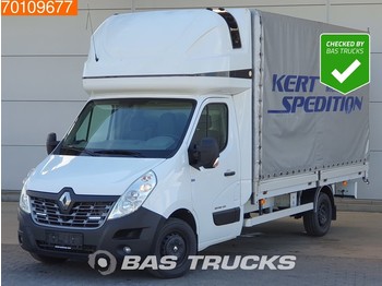 Curtain side van Renault Master 2.3 dCI 165pk Pritsche Plane Topsleeper Klima 21m3 A/C Towbar Cruise control