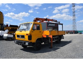 Open body delivery van MAN 8.150 Kran Atlas 60.1