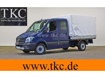 Open body delivery van Mercedes-Benz Sprinter 213 313 CDI Doka Pritsche KLIMA #78T450