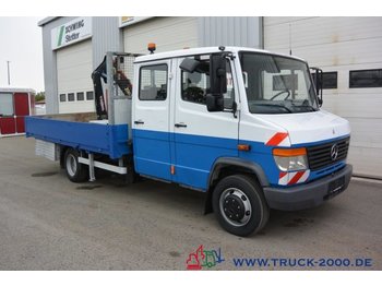 Open body delivery van Mercedes-Benz Vario 814 D Vario Doka 6-Sitze Kran 1.9 to.