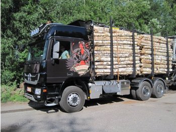 Mercedes Benz Actros 3355 6x4 - Forestry trailer