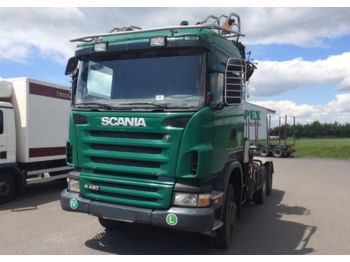 Scania R 420 6x6 do drewna drzewa lasu - Forestry trailer