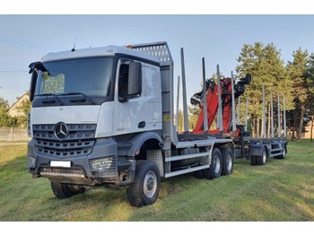 Forestry trailer, Crane truck Mercedes-Benz Arocs: picture 1