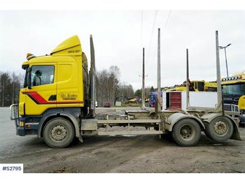 Forestry trailer, Truck SCANIA R620 6x2 Timber Truck: picture 1