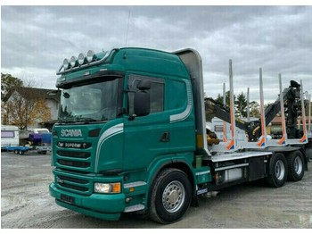 Forestry trailer Scania R480 Holztransporter Euro 5 Kesla m. Menke -Janzen Exte (45): picture 1