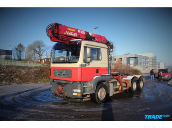 Timber transport MAN TGA 26.430 6x2 Holzkran