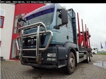 Timber transport MAN TGS 26.480 6X4 BL Kurzholz,Epsilon Q 150 Z 96