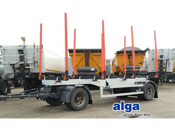 Timber transport Schwarzmüller HF 2/Z, Holzanänger, Rungen, Exte, BPW-Achsen