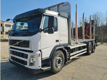 Timber transport Volvo FM440 6x4 Alucar Loglift F 105 Z