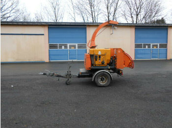 Wood chipper Jensen A 328 DI, Schredder Häcksler