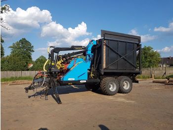 Wood chipper LAIMNET HP25 Hubschrauber ANHÄNGER + Kran