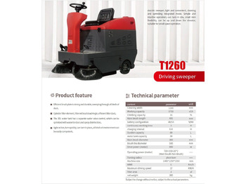 Industrial sweeper  EP T1260