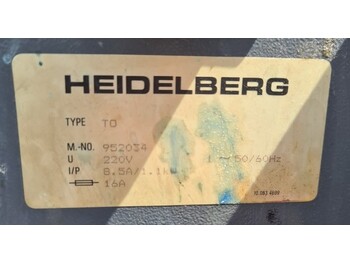 Heidelberg TOK - Printing machinery