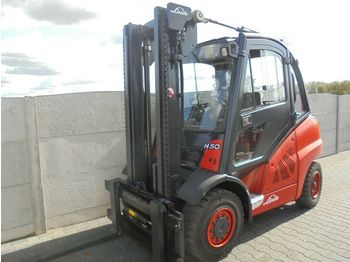 4-wheel front forklift Linde H50D