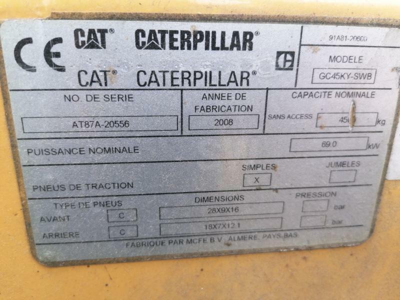 LPG forklift Caterpillar GC45K: picture 12