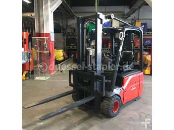 Electric forklift Linde E18-01 - Containerfähig / Freihub: picture 1