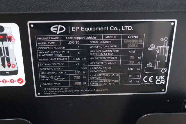 Order picker EP JX0-30