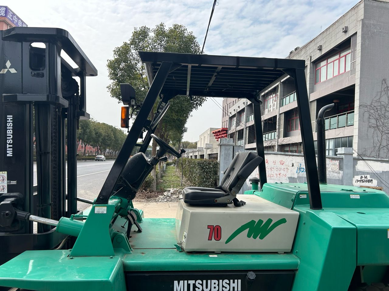 Diesel forklift Used mitsubishi 7ton forklift good quality equipment for sale: picture 8