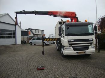 Refuse truck DAF CF75 vuilniswagen met kraan 23 ton: picture 1