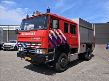 Ginaf 4x4 FireTruck - Double Cabin - Rosenbauer Pump - Hoses - 2800L Tank - Incl Equipment - 05/2019 APK - Fire engine