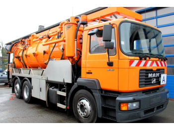Vacuum truck MAN 26.364 6x2 Kroll 12m³ Saug-Druck u.Spülkombi: picture 1