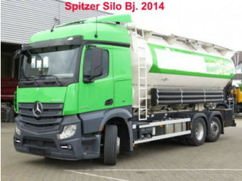 Vacuum truck Mercedes-Benz  Actros neu 2545 L 6x2 Silo 4 Kammern/31.000 ltr: picture 1