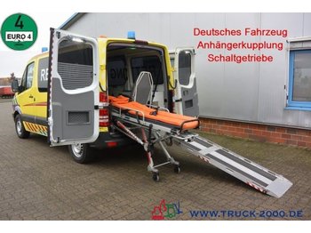 Ambulance Mercedes-Benz Sprinter 315 CDI RTW Trage Rollstuhl Rampe AHK: picture 1