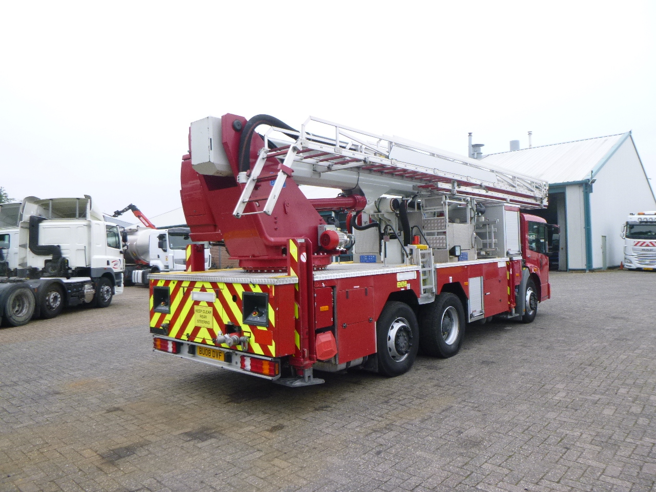 Fire engine Mercedes Econic 6x2 RHD Magirus ALP325 fire truck: picture 3