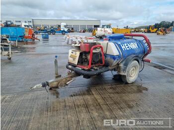  Brendon Bowsers Single Axle Plastic Water Bowser, Diesel Pressure Washer - Pressure washer