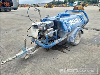  Brendon Bowsers Single Axle Water Bowser, Yanmar Pressure Washer - Pressure washer