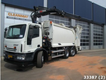 Ginaf C 3127 N met Hiab 21 ton/mtr laadkraan - Refuse truck