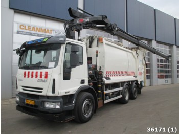 Ginaf C 3128 Euro 5 Hiab 21 ton/meter Kran - Refuse truck