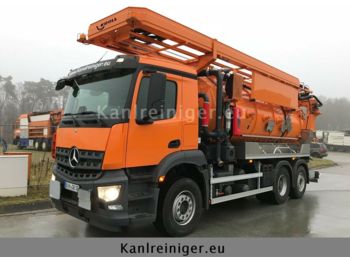 Vacuum truck Mercedes-Benz AROCS 2546 L 6x2 Kroll ADR Kombi*MIETEN*KAUFEN*