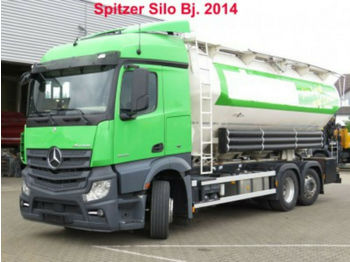 Vacuum truck Mercedes-Benz Actros neu 2545 L 6x2 Silo 4 Kammern/31.000 ltr