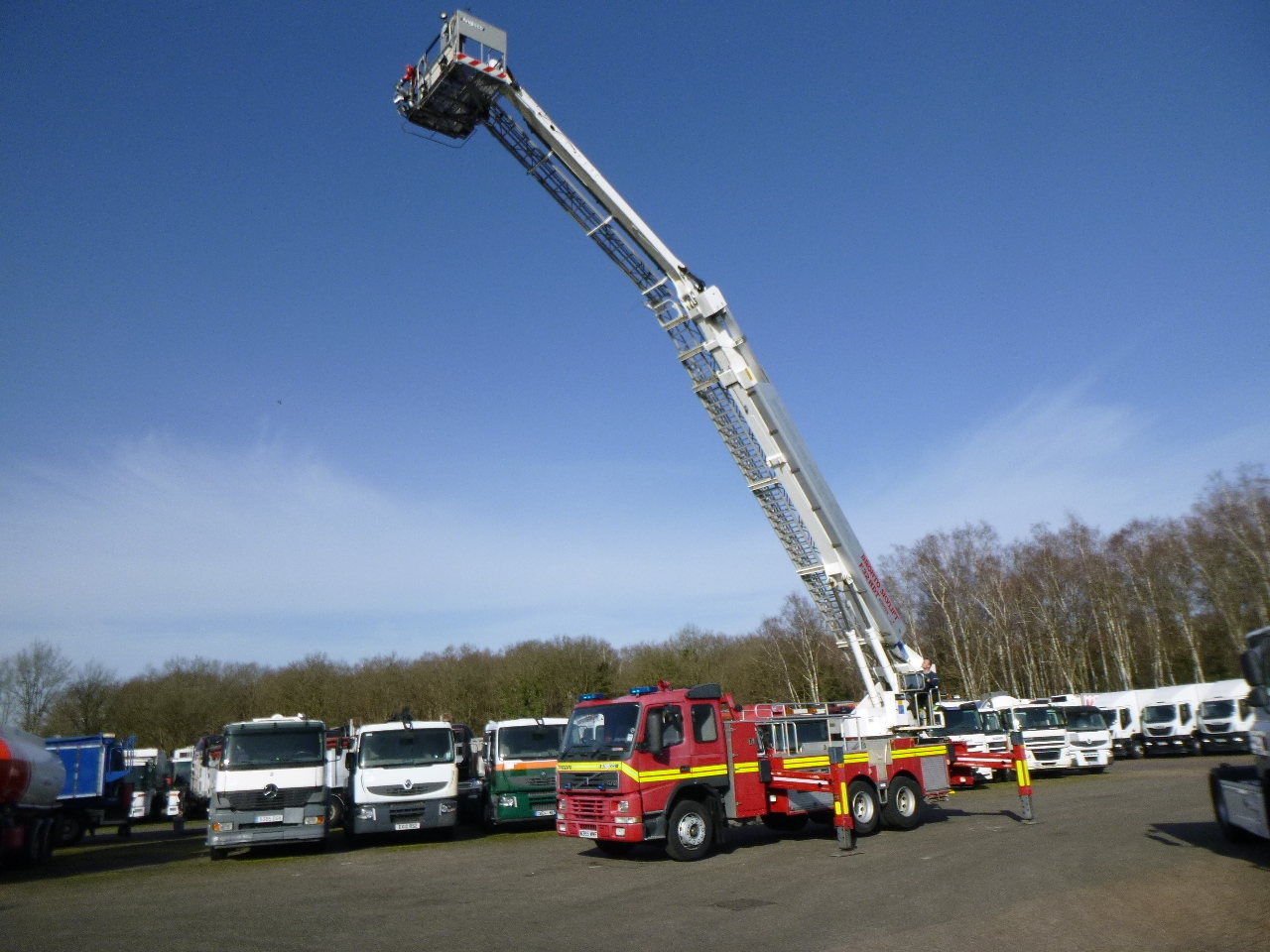 Fire engine Volvo FM12 6x4 RHD Bronto Skylift F32HDT Angloco fire truck: picture 5