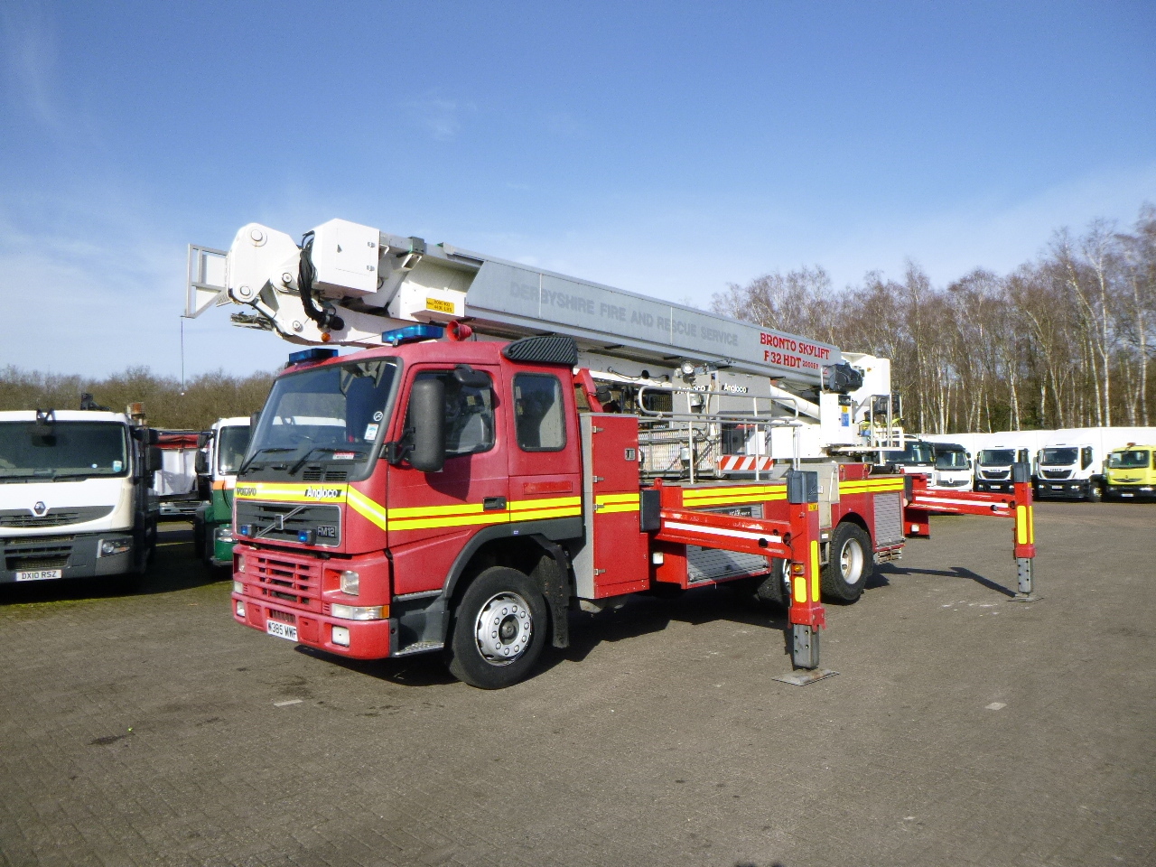 Fire engine Volvo FM12 6x4 RHD Bronto Skylift F32HDT Angloco fire truck: picture 6