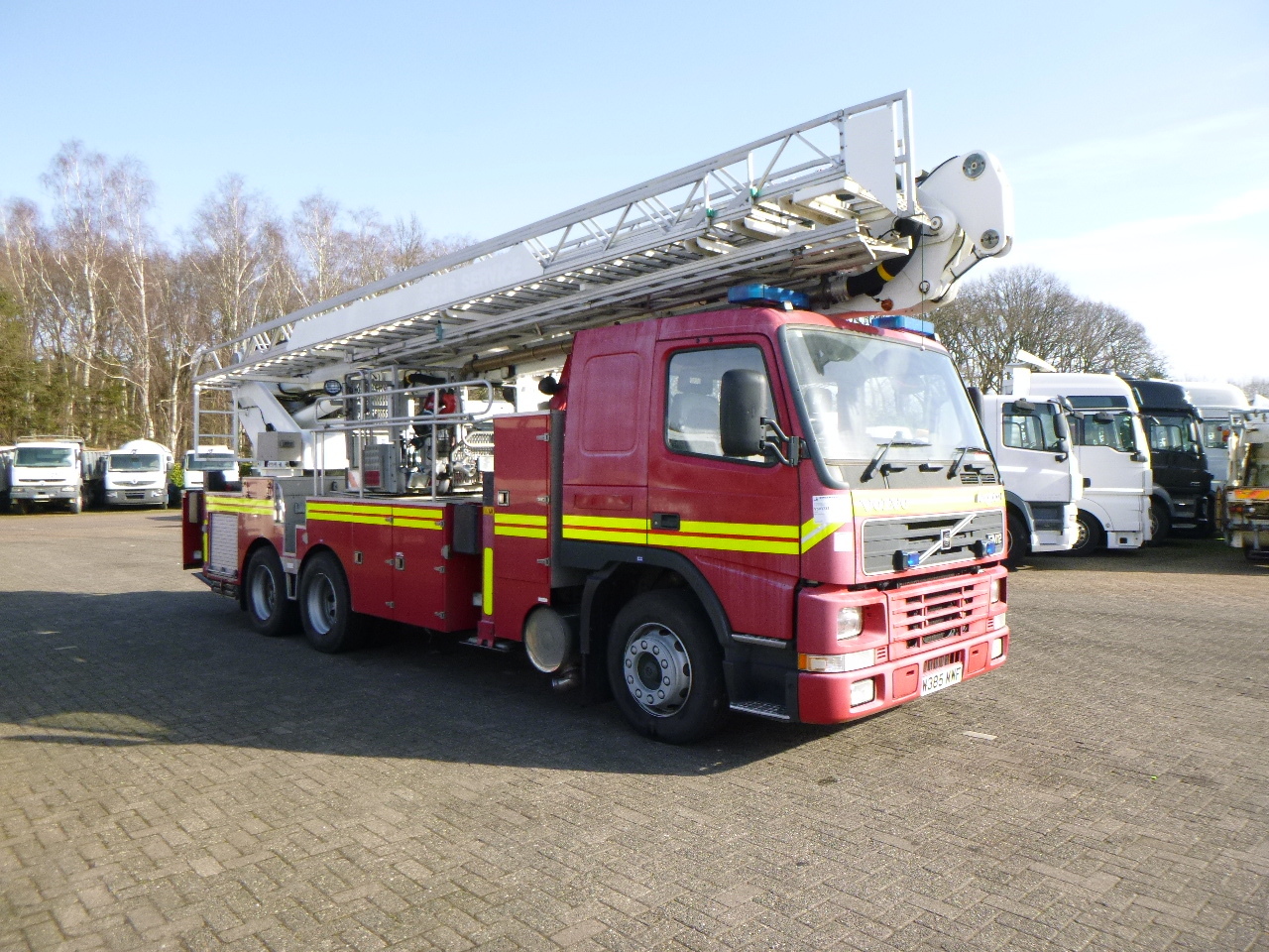 Fire engine Volvo FM12 6x4 RHD Bronto Skylift F32HDT Angloco fire truck: picture 2