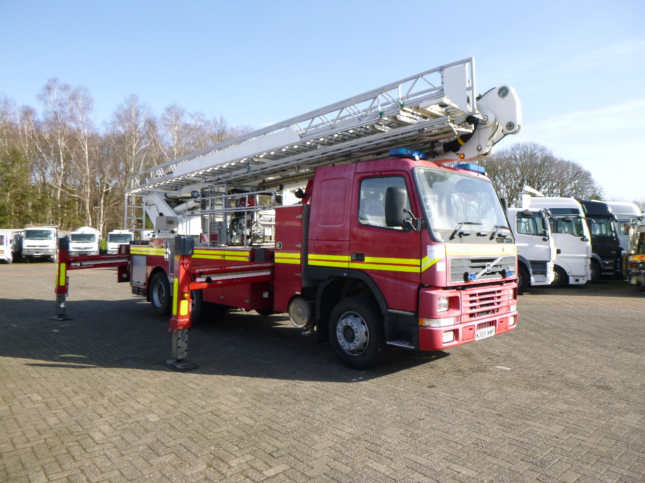 Fire engine Volvo FM12 6x4 RHD Bronto Skylift F32HDT Angloco fire truck: picture 7