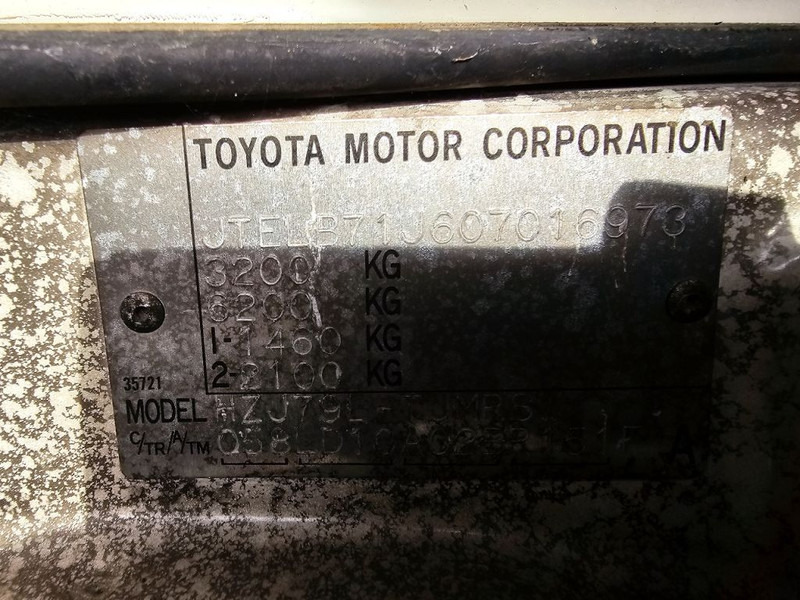 Car Toyota Land Cruiser LB71MOD: picture 21