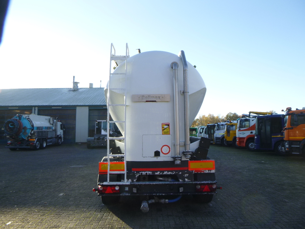 Silo semi-trailer for transportation of flour Ardor (Turbo's Hoet) Powder tank alu 39 m3 / 1 comp: picture 5