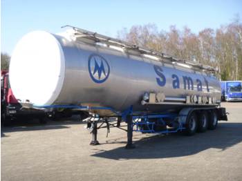 Tanker semi-trailer for transportation of chemicals BSLT Chemical tank inox 34 m3 / 4 comp: picture 1