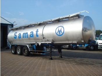 Tanker semi-trailer for transportation of chemicals BSLT L4BH Inox 31m3 / 1: picture 1