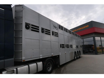 Livestock semi-trailer