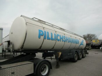 Tanker semi-trailer for transportation of food Berger Lebensmitteltankauflieger 31000l gesamt 3 Kammern: picture 1