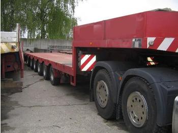 Low loader semi-trailer for transportation of heavy machinery Broshuis 6-Achs-Satteltieflader - 4 x hydr. gelenkt: picture 1