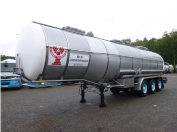 Tanker semi-trailer for transportation of chemicals Burg Chemical / Food tank inox 36 m3 / 3 comp / ADR valid 03/2021: picture 1
